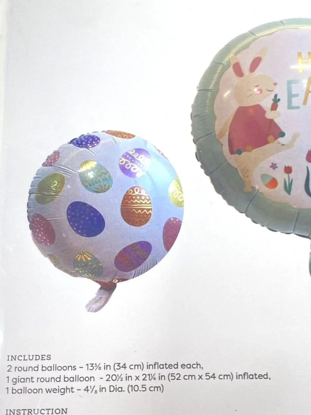 Target 3pc Easter Foil Balloon Spritz™ Decor Party Festive Decor